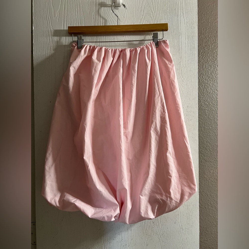 Edikted  Strapless Pink Mini Bubble Dress Sz Small